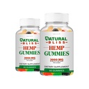 Béatitude naturelle - Gommies de chanvre naturel (2 paquets, 120 gommies)