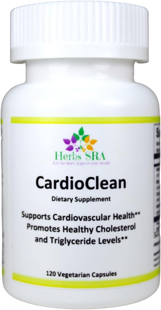 CARDIOCLEAN - with Omega-3 Power and Black Garlic Purity – Your Ultimate Ally in Cholesterol and Triglyceride Management, Formulated for Optimal Circulatory Function and Nutritional Absorption