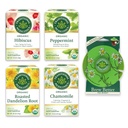 Médicament traditionnel, lot de variétés biologiques pour le bien-être dans quatre saveurs apaisantes, comprend la menthe poivrée, la camomille, l'hibiscus, la racine de dandelion grillée, la bouillie de thé, 64 sachets de thé, (4 pack)