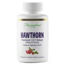 Herbes paradisiaques Berry Hawthorn, extrait de spectre entier actif, super-potent, ultra-pur, végétalien, non-OGM, sans gluten, 60 capsules végétariennes