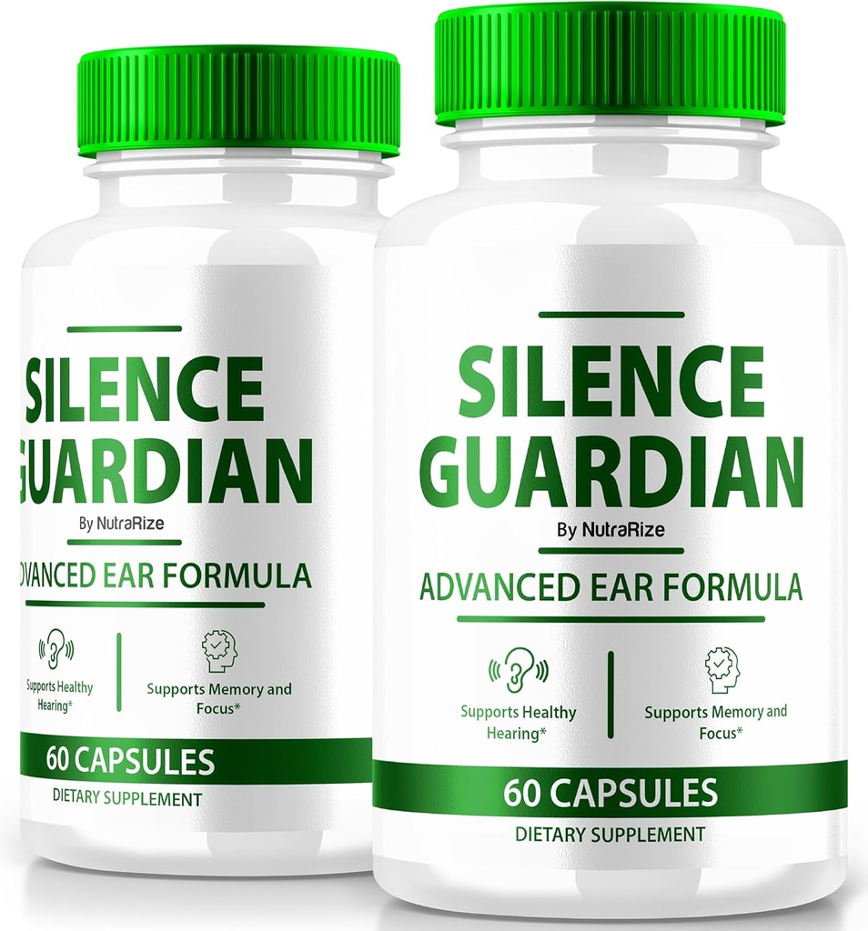 (2 Pack) Silence Guardian - Formule d'oreille avancée, Formule officielle pour le soutien auditif 360, Tous les ingrédients naturels pour maintenir la santé auditive, SilenceGuardian Review (120 capsules)