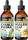 BIO KRAUTER Chanca Piedra Teinture 4 Fl. Oz. & Mullein Teinture 4 Fl. Oz.