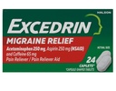 Excédent de migraine Mal de relief Caplets 24 ea
