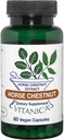 Châtaigne de cheval Vitanica, favorise la vénidité et la force capillaire et la circulation, végétalien/végétarien, 60 capsules