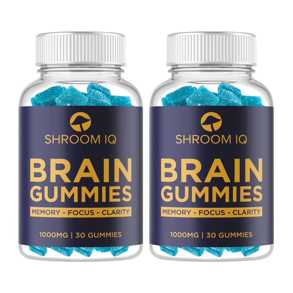 Suppléments Cerveau pour mémoire et focus - Gommies Nootropiques pour la santé mentale et booster le cerveau