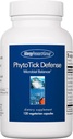 Allergy Research Group Phyto Tick Defense Supplement - Complexe de champignons, Poudre d'extrait de champignons en capsules pratiques, Nootropic avec Lions Mane, Cordyceps, Beta Glucans - 120 Capsules végétariennes