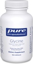 Encapsulations pures Glycine - Soutient le repos dans le sommeil et la désintoxication du foie* - Supplément hépatique - Vegan & sans gluten - 180 capsules