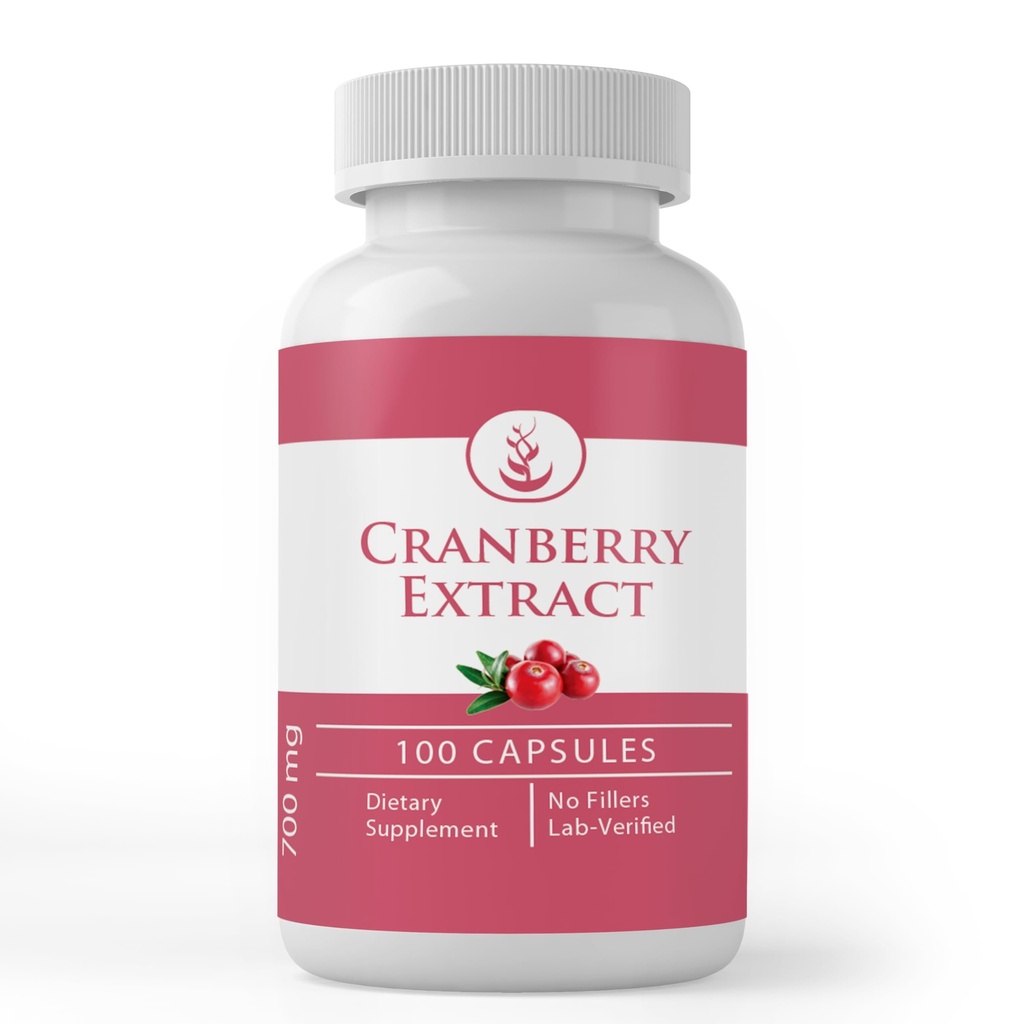 PURE ORIGINAL INGRÉDIENTS Extrait de canneberge, (100 Capsules) Toujours pur, aucun additif ou remplissage, laboratoire vérifié