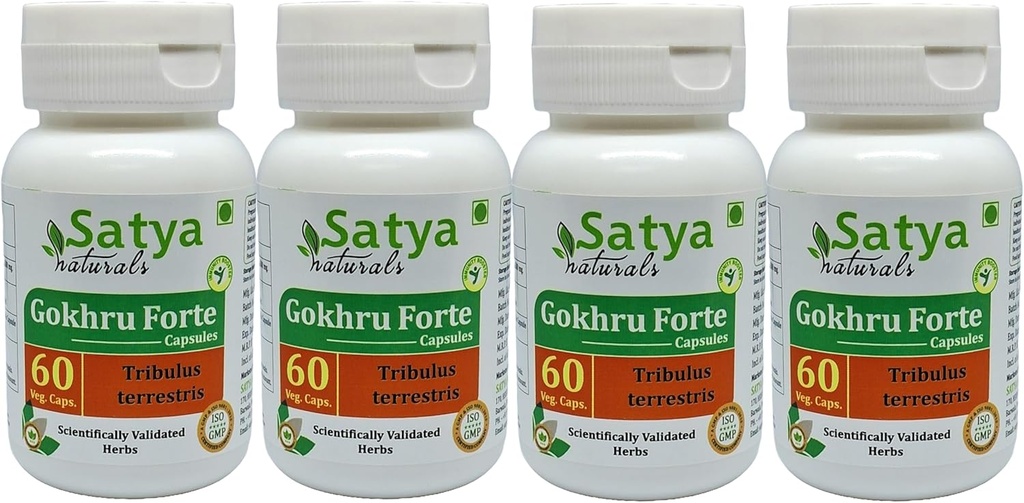 Gokhru Forte Capsule 500 mg. 60 Veg. Capsule.