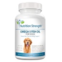 Omega 3 Huile de poisson Gels doux pour chiens avec EPA & DHA Acides gras pour le coeur, la peau, le manteau et l'allergie Support, Hip & Joint & Arthrite Dog Supplément, 180 gels doux