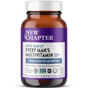 Nouveau chapitre Multivitamine homme 50 Plus pour le cerveau, le cœur, le digestif, la prostate et le soutien immunitaire avec 20 éléments nutritifs + astaxanthine - Chaque jour 55+, doux sur l'estomac - 96 ct