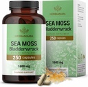 HerbAMAMA Irish Sea Moss Capsules - 1600mg Sea Moss and Bladderwrack pour le soutien immunitaire - Vegan, Supplément d'immunité non-OGM pour le soutien global
