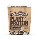 MAX EFFORT Poudre de protéines végétales, 19 G de protéines de pois, base végétale, sans gluten, faible teneur en glucides, mélange de smoothie ou de shake de protéines, substitut de repas, pas de lactosérum, aucun substitut de sucre, beurre d'arachide au chocolat, 20 Srvg