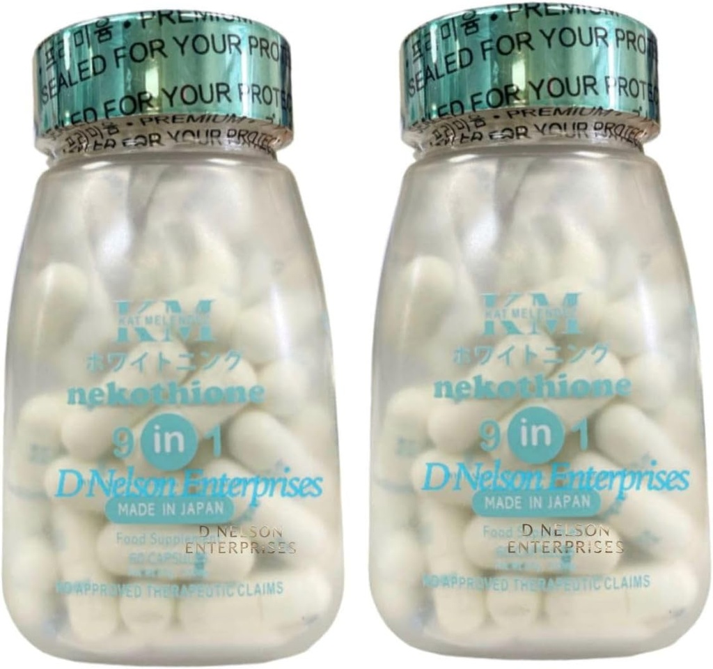 HerSkin 2 Bouteilles Nekothione 9 en 1 Glutathion par Kat Melendez