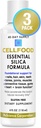 Cellfood Essential Silica Anti-Aging Formule - 4 fl oz, 3 Pack - Soutient Bons, articulations, cheveux, peau, ongles, dents et gencives sains - Facile à absorber - Sans gluten et thiaminase, sans OGM - 120 jours d'approvisionnement
