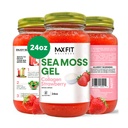 Gel de mousse de mer Raw (24 saveurs) 24oz Wildсrafted Gold Gel de mousse de mer de Sainte-Lucie