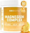 GoBiotix Magnésium Glycinate Poudre – Suppléments de cortisol pour les femmes et les hommes – Supplément de Magnésium à haute absorption avec agrumes, Malate – Sans sucre – 420 mg, 60 portions - Honey Citrus