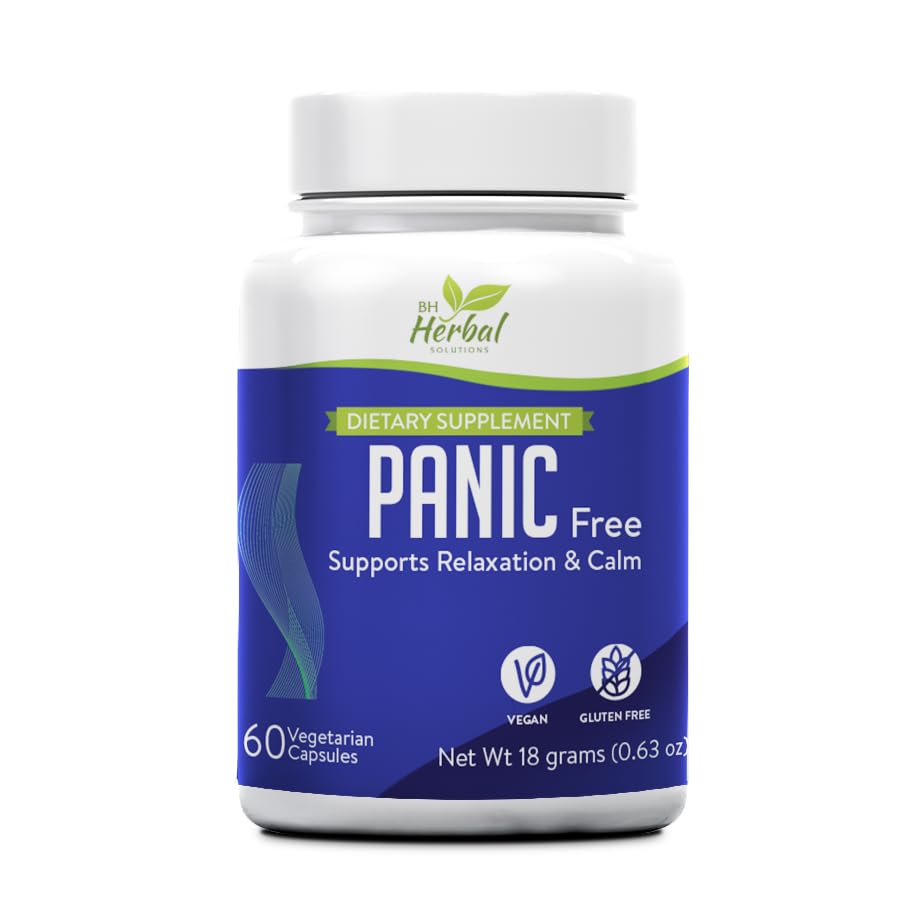Panic Support – Supplément à base de plantes pour calme et relaxation – Soulagement du stress et équilibre émotionnel – 100% naturel et à base de plantes
