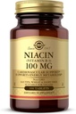 Solgar Niacin (Vitamine B3) 100 mg - 100 comprimés - soutient le métabolisme de l'énergie - non-OGM, végétalien, sans gluten, sans laiterie, casher - 100 portions