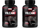 Facteur de force Volcano avant l'entraînement Supplément booster d'oxyde nitrique pour les hommes avec la créatine et la L-Citrulline pour stimuler et l'énergie, aider à construire le muscle, meilleure pompe et l'entraînement, 120 capsules (paquet de 2)