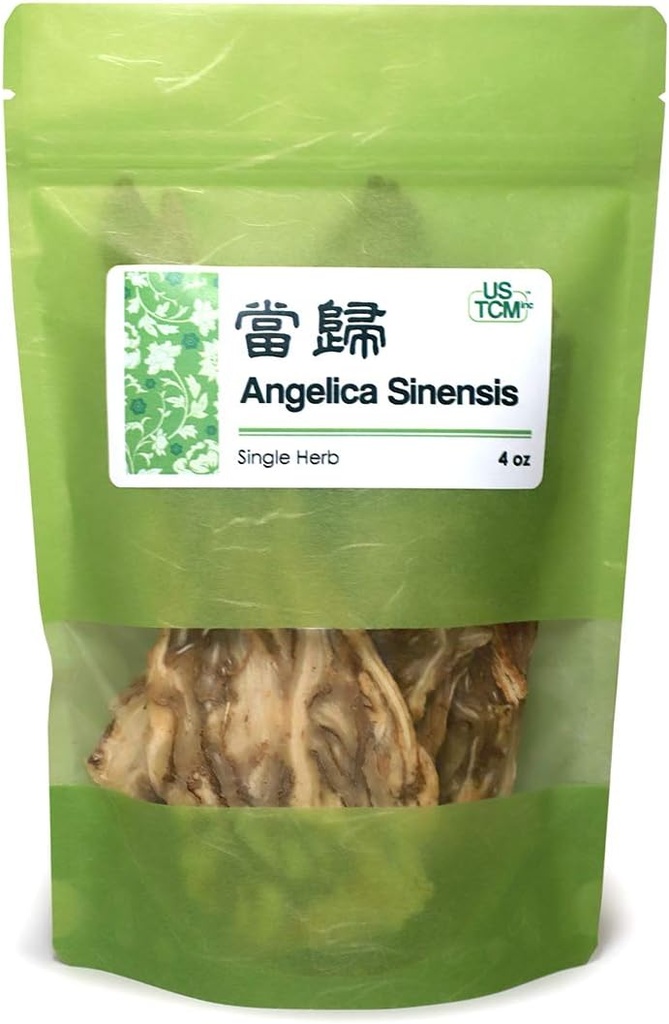 New Packaging Angelica Sinensis Root, Dang GUI Pian, Dong Quai Cut Slice 当归 4 oz.