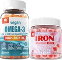 Vegan Iron Gummies Supplement Vegan Omega3 Gummies 1280mg