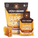 Vous encore une fois Super Honey Chocolate Packets , Workout Clean Energy Gel Packs , Cyclisme , Endurance , Gel de course ou Snack énergie , Paleo & Carnivore Snack , sans gluten , Fabriqué aux États-Unis , 8 Compte