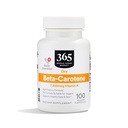 365 par Marché des aliments entiers, Beta-Carotène haute puissance, 7500mcg de vitamine A, 100 Capsules végétaliennes