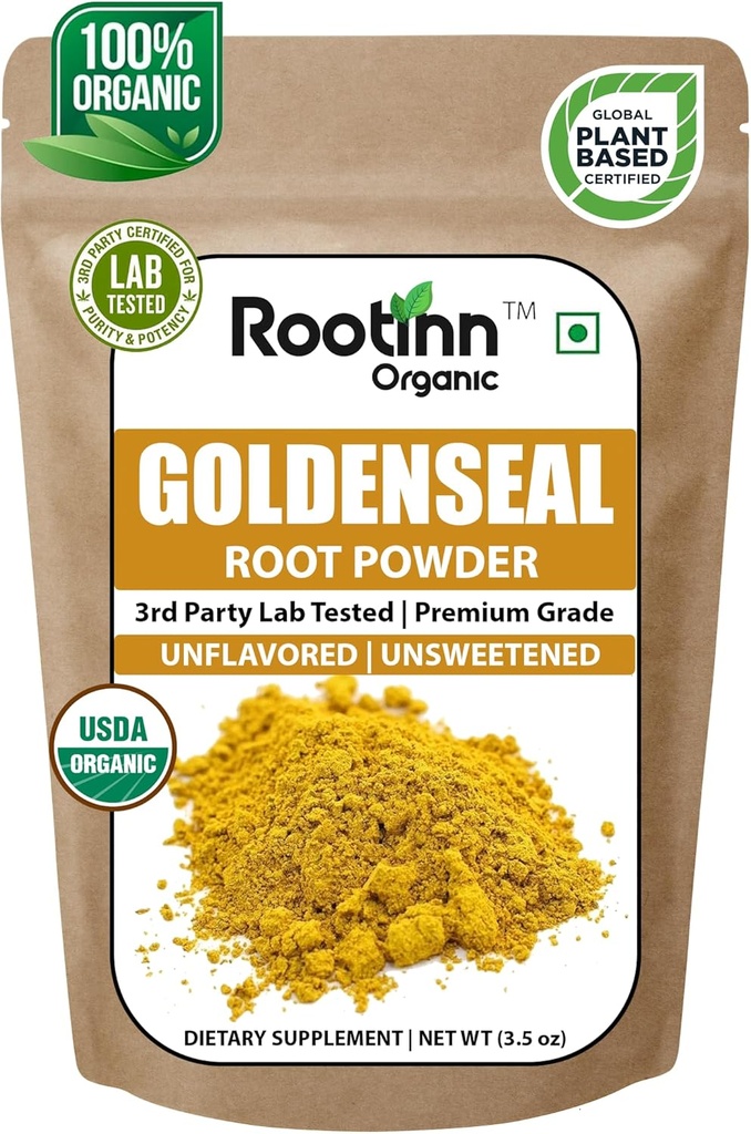 Poudre de seaux d'or - 3,5 oz, 100 portions *Lab testé/USDA Organic* Pure naturel poudre de seaux d'or