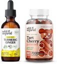 Teinture de gingembre curcuma sauvage et biologique 2 fl oz & Tart Gommies cerises