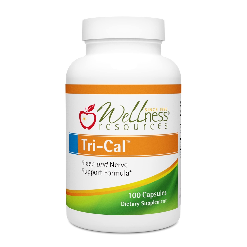 Tri-Cal - Taurine, Glycine et Calcium pour la relaxation et le sommeil (100 Capsules de Veggie)