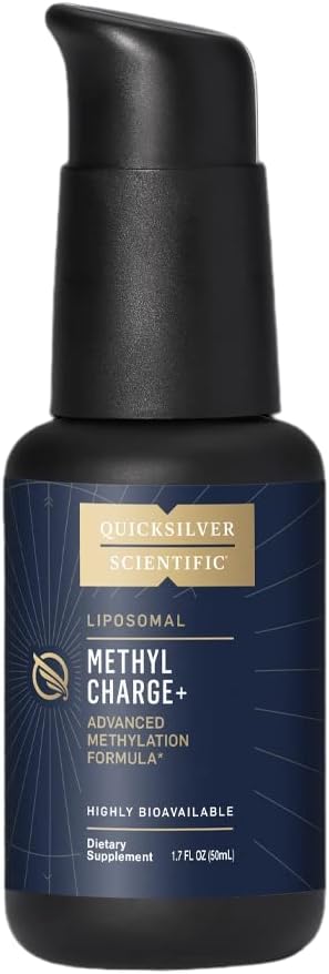 Quicksilver charge scientifique de méthyle - méthylation, foie, detox + supplément énergétique - Folate, vitamine B12, Riboflavine, vitamine B6 + supplément TMG avec absorption supérieure - Vitamines Vegan B (50ml)