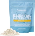 Paleovalley Essential Electrolytes Powder - Full Spectrum Lemon Lime Electrolyte Powder for Hydration, Energy and Muscle Recovery - No Sugar Added - 28 Servings