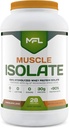 MFL 100% Isolate Protéine l 30g de Protéine l 12g Acides aminés l Keto Friendly l Faible Carbs l 2 lbs.