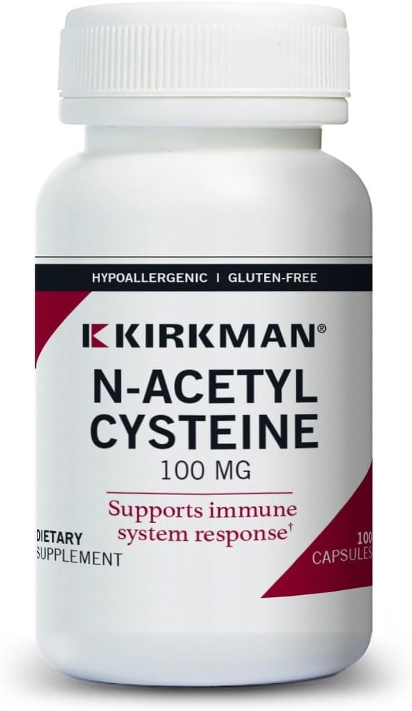 Kirkman N-acétyl Cysteine100 mg - Hypoallergéniques NAC.