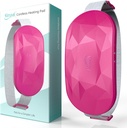 Pad de chauffage portable Slimpal pour les crampes d'époque, Rembourrage électrique sans fil de dos Belly Pad de chauffage pour le soulagement des crampes menstruelles, Rechargeable Heat Belt Cadeaux pour sa femme fille, Rose foncée