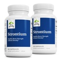 Terry naturellement Strontium - Supplément de soutien de la santé et de la force des os - Supplément avec capsules véganes - avec citrate de strontium pour absorption supérieure - 60 capsules (paquet de 2)