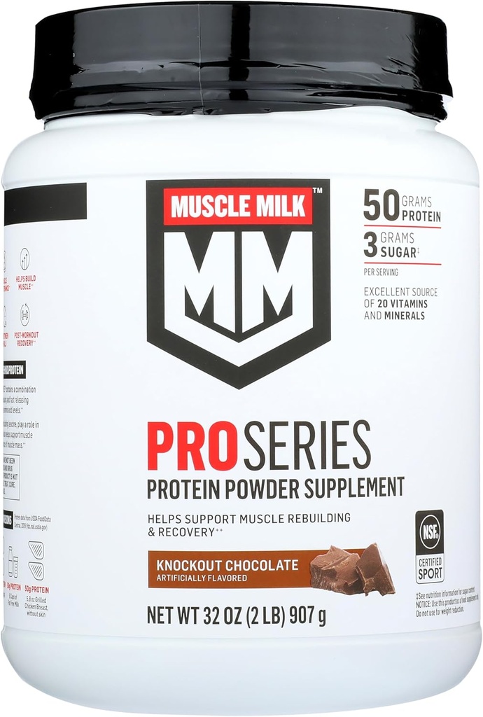 Muscle Mlk Pro Series 50 Knockout Chocolate, 2 Pounds