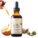 Morceaux de vinaigre de cidre de lune - certifié biologique - Reliefs Heartburn & Indigestion*- Production de jus digestif* - Détox doux* - Morceaux digestifs - Supplément sans gluten à base de plantes - 2 Fl Oz