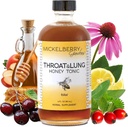 Mickelberry Gardens Throat & Lung Honey Tonic: Wellness Sirop, Natural Sore Throat Relief, Immune Support & Toux Suppressant pour les adultes et les enfants (4 oz)