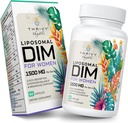 Supplément DIM liposomique - 1500 mg Supplément DIM féminin - Suppléments estrogènes contenant de la vitamine E, Primrose du soir, Cohosh noir, Acides gras oméga-3