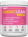 RSP NUTRITION AminoLean Pre Workout Powder, Amino Energy & Weight Management avec Vegan BCAA Acides Amino, Caféine naturelle, Boost Preworkout pour les hommes et les femmes, 30 Serv, Cimonade rose...