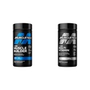 MuscleTech Muscle Building & Multivitamin Supplement Bundle - Booster à oxyde nitrique et gaineur musculaire avec ATP de 400mg, 60 pilules et multivitamine platine, 180 ct