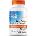 Le meilleur complexe Arginine à action rapide du médecin - L Arginine suppléments pour les hommes et les femmes, aide le niveau d'oxyde nitrique, le flux sanguin et le soutien de la santé cardiovasculaire, 1500 mg par portion, végétalien - 60 comprimés