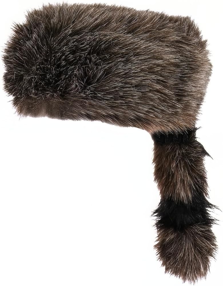 Chapeau de queue Rhode Island Novalty Raccoon, un par ordre