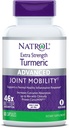 Natrol Extra Strength Turmeric, supplément alimentaire pour la santé articulaire, supplément curcuma pour adultes, 60 capsules, jusqu'à un approvisionnement de 60 jours