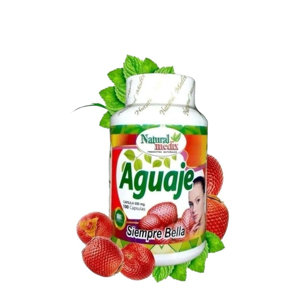 Aguaje Siempre Bella by Natural Medix – Superfruit amazonien pour la vitalité féminine, l'équilibre et la radiance