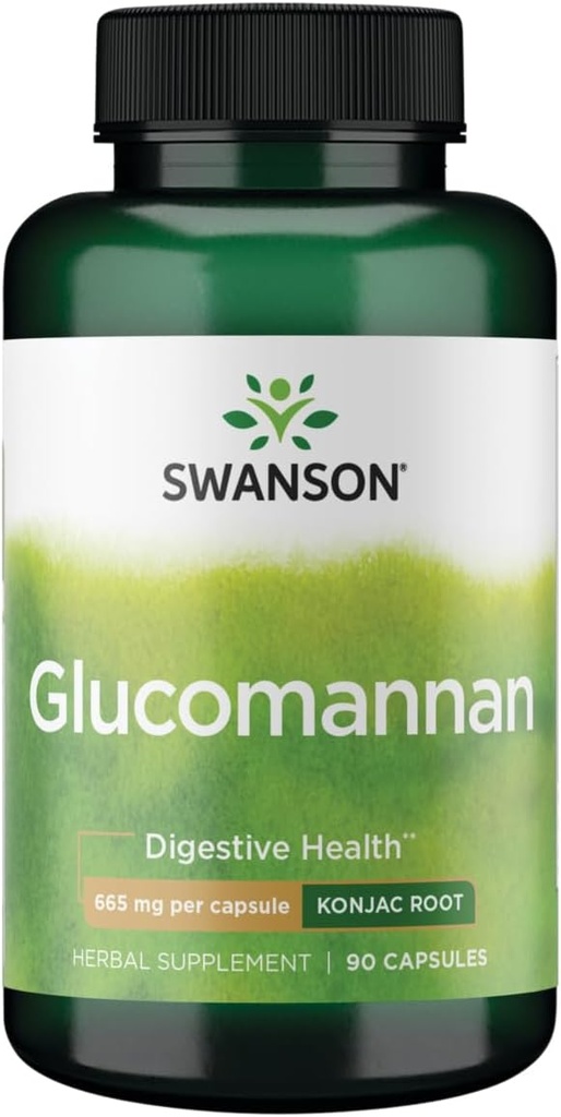 Glucomannane de Swanson (racine de Konjac) 665 mg 90 capsules