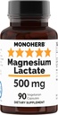 Magnesium Lactate 500 mg - 90 Vegetarian Capsule