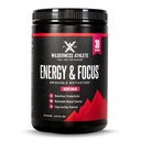 Athlète de la nature - Énergie & Focus ► Préentraînement énergétique pour les femmes et les hommes - Mélange de poudre d'énergie avec caféine naturelle - Poudre d'entraînement à faible teneur en glucides, à sucre zéro - 30 Tub de service (Cherry Limeade)